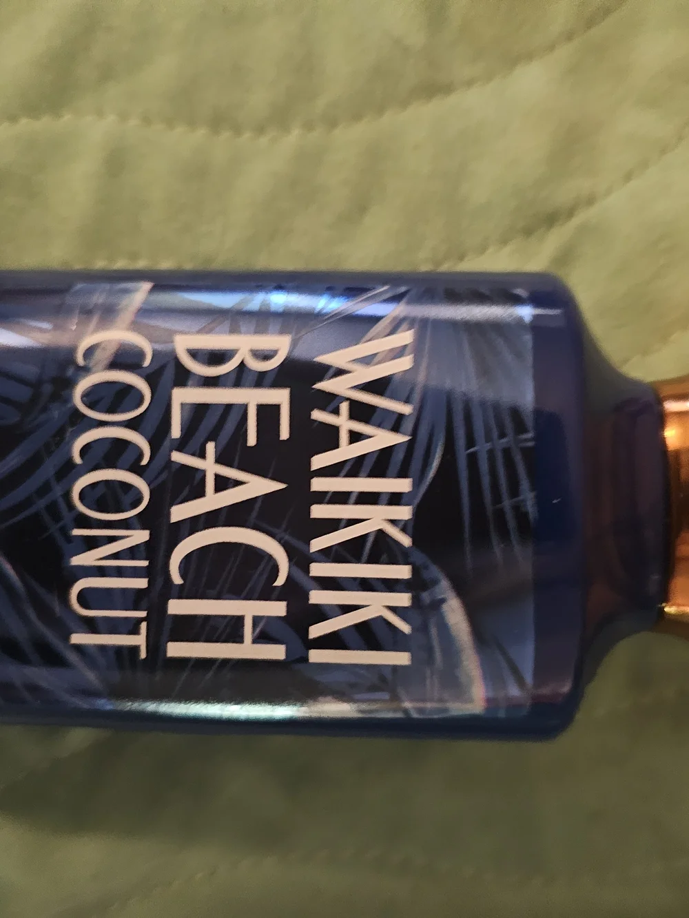 Bath & Body Works Waikiki Beach Coconut Body Lotion - Blue and Gold